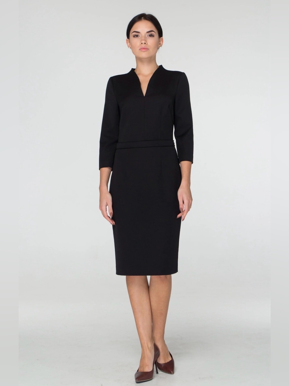 Max mara Classic Black Sheath Dress - Elegant Minimalist Style